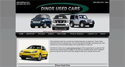 Desktop Screenshot of dinosusedcars.com